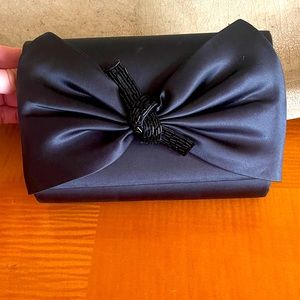 Satin evening purse